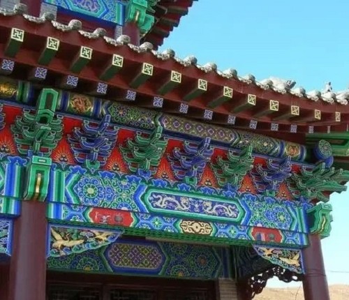 LE彩繪-寺廟門神彩繪