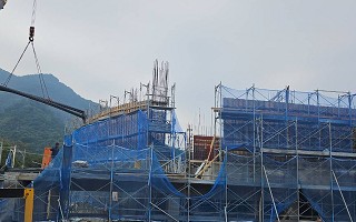 台中系統式鷹架案例